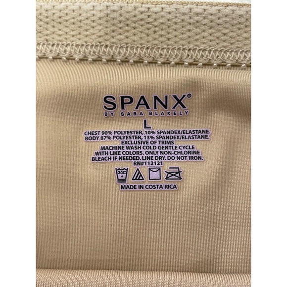 Spanx by Sara Blakely Beige Smoothing Slip Dress Womens L / Large - Picture 4 of 5